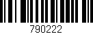 Código de barras (EAN, GTIN, SKU, ISBN): '790222'