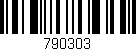 Código de barras (EAN, GTIN, SKU, ISBN): '790303'