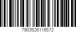 Código de barras (EAN, GTIN, SKU, ISBN): '7903526116572'