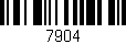 Código de barras (EAN, GTIN, SKU, ISBN): '7904'