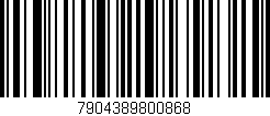 Código de barras (EAN, GTIN, SKU, ISBN): '7904389800868'