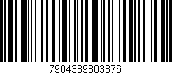 Código de barras (EAN, GTIN, SKU, ISBN): '7904389803876'