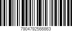 Código de barras (EAN, GTIN, SKU, ISBN): '7904792566863'