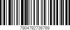 Código de barras (EAN, GTIN, SKU, ISBN): '7904792738789'
