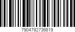 Código de barras (EAN, GTIN, SKU, ISBN): '7904792738819'