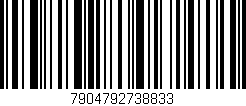 Código de barras (EAN, GTIN, SKU, ISBN): '7904792738833'