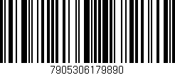 Código de barras (EAN, GTIN, SKU, ISBN): '7905306179890'