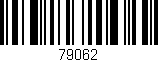 Código de barras (EAN, GTIN, SKU, ISBN): '79062'