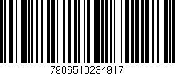 Código de barras (EAN, GTIN, SKU, ISBN): '7906510234917'