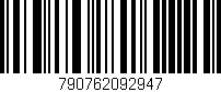 Código de barras (EAN, GTIN, SKU, ISBN): '790762092947'