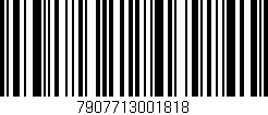 Código de barras (EAN, GTIN, SKU, ISBN): '7907713001818'