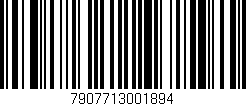 Código de barras (EAN, GTIN, SKU, ISBN): '7907713001894'