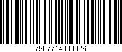 Código de barras (EAN, GTIN, SKU, ISBN): '7907714000926'