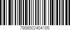 Código de barras (EAN, GTIN, SKU, ISBN): '7908002404105'