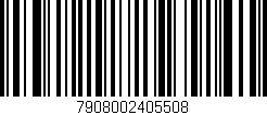 Código de barras (EAN, GTIN, SKU, ISBN): '7908002405508'