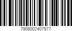 Código de barras (EAN, GTIN, SKU, ISBN): '7908002407977'