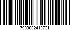 Código de barras (EAN, GTIN, SKU, ISBN): '7908002410731'