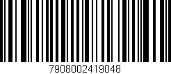 Código de barras (EAN, GTIN, SKU, ISBN): '7908002419048'