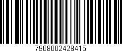 Código de barras (EAN, GTIN, SKU, ISBN): '7908002428415'