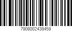 Código de barras (EAN, GTIN, SKU, ISBN): '7908002439459'
