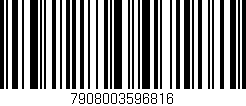Código de barras (EAN, GTIN, SKU, ISBN): '7908003596816'