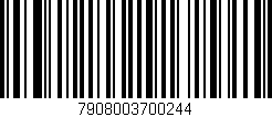 Código de barras (EAN, GTIN, SKU, ISBN): '7908003700244'