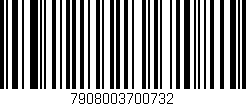 Código de barras (EAN, GTIN, SKU, ISBN): '7908003700732'
