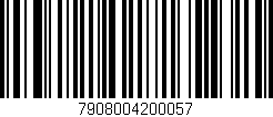 Código de barras (EAN, GTIN, SKU, ISBN): '7908004200057'