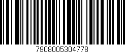 Código de barras (EAN, GTIN, SKU, ISBN): '7908005304778'