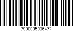 Código de barras (EAN, GTIN, SKU, ISBN): '7908005906477'