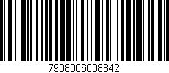 Código de barras (EAN, GTIN, SKU, ISBN): '7908006008842'