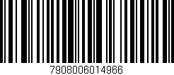Código de barras (EAN, GTIN, SKU, ISBN): '7908006014966'