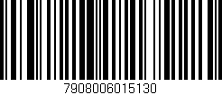 Código de barras (EAN, GTIN, SKU, ISBN): '7908006015130'