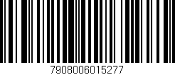 Código de barras (EAN, GTIN, SKU, ISBN): '7908006015277'