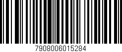 Código de barras (EAN, GTIN, SKU, ISBN): '7908006015284'