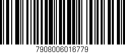 Código de barras (EAN, GTIN, SKU, ISBN): '7908006016779'