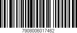 Código de barras (EAN, GTIN, SKU, ISBN): '7908006017462'