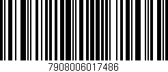 Código de barras (EAN, GTIN, SKU, ISBN): '7908006017486'