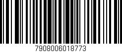 Código de barras (EAN, GTIN, SKU, ISBN): '7908006018773'