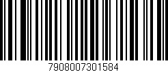 Código de barras (EAN, GTIN, SKU, ISBN): '7908007301584'