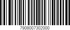 Código de barras (EAN, GTIN, SKU, ISBN): '7908007302000'