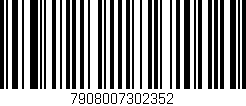 Código de barras (EAN, GTIN, SKU, ISBN): '7908007302352'