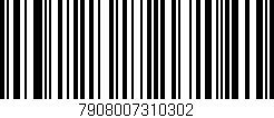 Código de barras (EAN, GTIN, SKU, ISBN): '7908007310302'