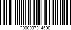 Código de barras (EAN, GTIN, SKU, ISBN): '7908007314690'