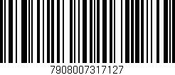 Código de barras (EAN, GTIN, SKU, ISBN): '7908007317127'