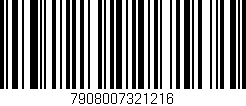 Código de barras (EAN, GTIN, SKU, ISBN): '7908007321216'