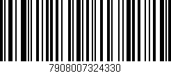 Código de barras (EAN, GTIN, SKU, ISBN): '7908007324330'