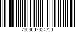 Código de barras (EAN, GTIN, SKU, ISBN): '7908007324729'