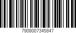 Código de barras (EAN, GTIN, SKU, ISBN): '7908007345847'