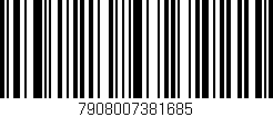 Código de barras (EAN, GTIN, SKU, ISBN): '7908007381685'